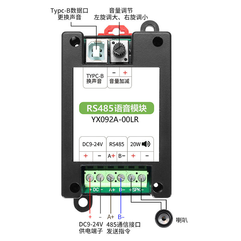 J9集团RS485语音？閙odbus和谈导轨装置工业报警？閅X092A00LR